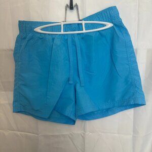 Livergy Mens Swim Trunks (liner removed) Medium, 100% Polyester, Light Blue
